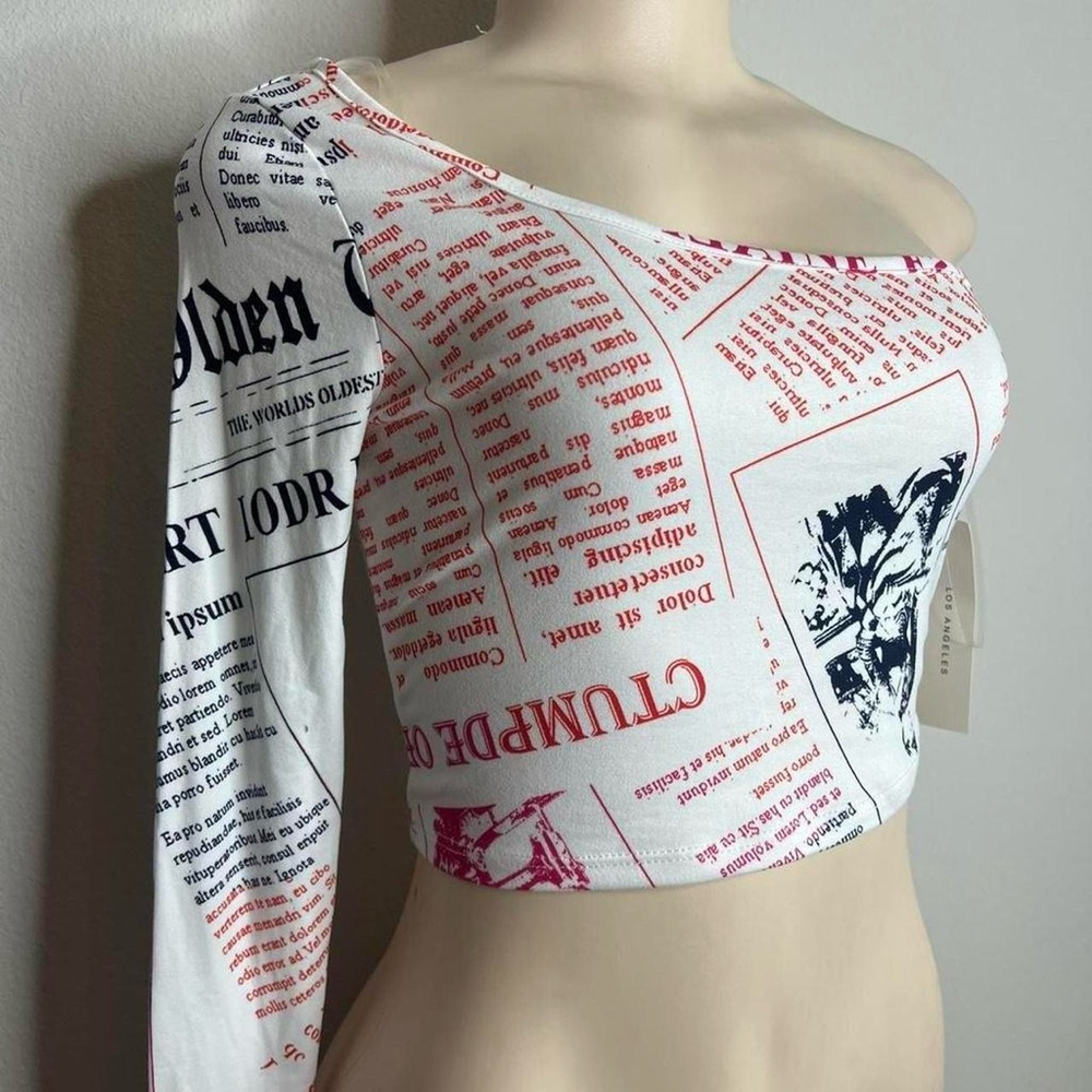 Printed Off-Shoulder Women Top